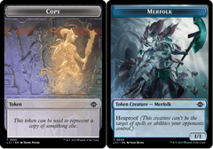 Copy (0001) // Merfolk (0005) Double-Sided Token - Foil